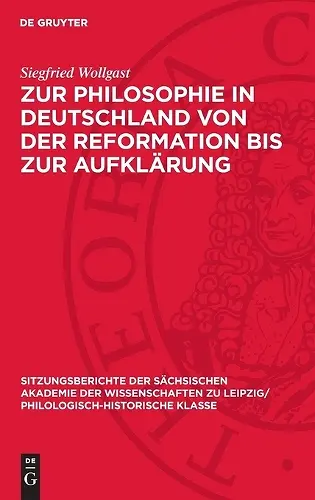 Zur Philosophie in Deutschland Von Der Reformation Bis Zur Aufklärung cover