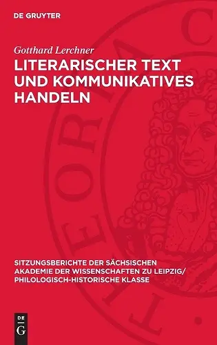 Literarischer Text Und Kommunikatives Handeln cover