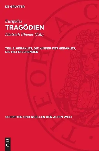 Herakles, Die Kinder Des Herakles, Die Hilfeflehenden cover