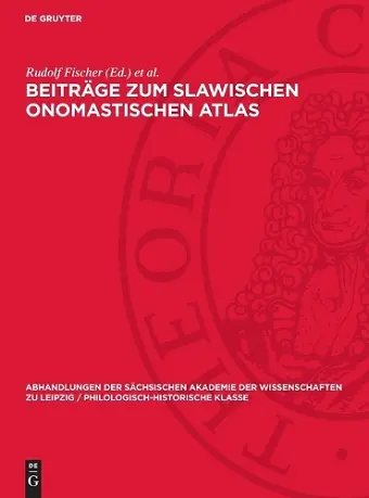 Beiträge Zum Slawischen Onomastischen Atlas cover
