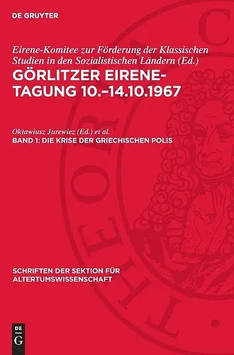 Die Krise Der Griechischen Polis cover