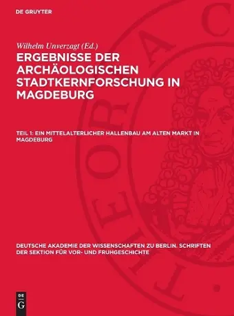 Ein mittelalterlicher Hallenbau am Alten Markt in Magdeburg cover