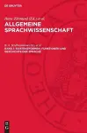 Existenzformen, Funktionen Und Geschichte Der Sprache cover