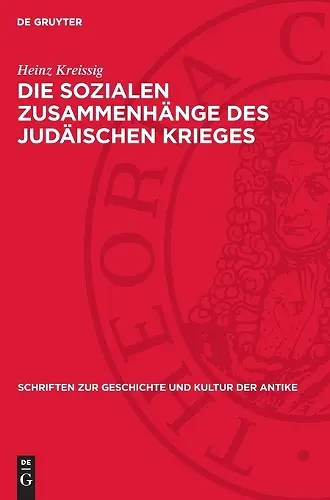 Die Sozialen Zusammenhänge Des Judäischen Krieges cover