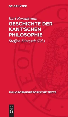 Geschichte Der Kant'schen Philosophie cover