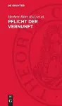 Pflicht Der Vernunft cover