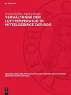 Verhältnisse Der Lufttemperatur Im Mittelgebirge Der DDR cover