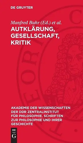 Aufklärung, Gesellschaft, Kritik cover