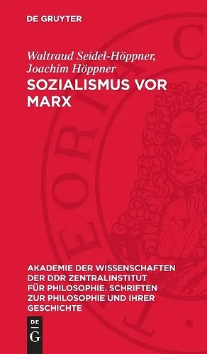 Sozialismus VOR Marx cover