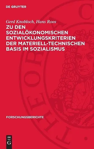 Zu Den Sozialökonomischen Entwicklungskriterien Der Materiell-Technischen Basis Im Sozialismus cover