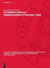 Internationale Gebirgsdrucktagung 1958 cover