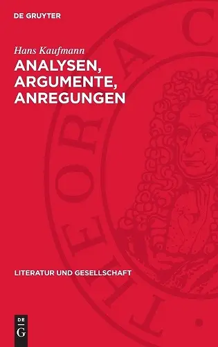 Analysen, Argumente, Anregungen cover