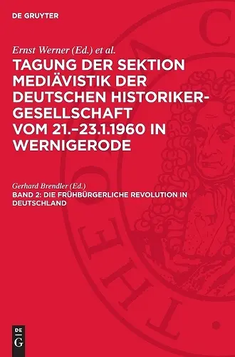 Die Frühbürgerliche Revolution in Deutschland cover