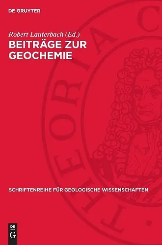 Beiträge Zur Geochemie cover