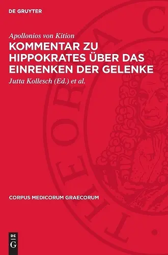 Kommentar Zu Hippokrates Über Das Einrenken Der Gelenke cover