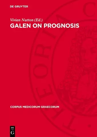 Galen on Prognosis cover