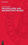 Psychologie Und Erkenntnistheorie cover