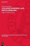 Volksschwänke Aus Mecklenburg cover