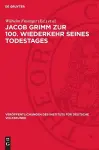 Jacob Grimm Zur 100. Wiederkehr Seines Todestages cover