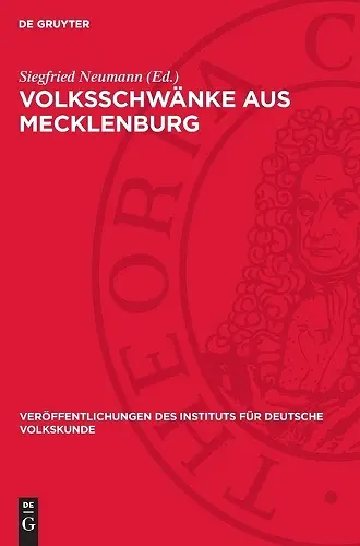 Volksschwänke Aus Mecklenburg cover