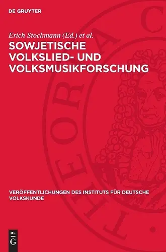 Sowjetische Volkslied- Und Volksmusikforschung cover