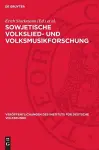Sowjetische Volkslied- Und Volksmusikforschung cover