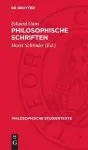 Philosophische Schriften cover