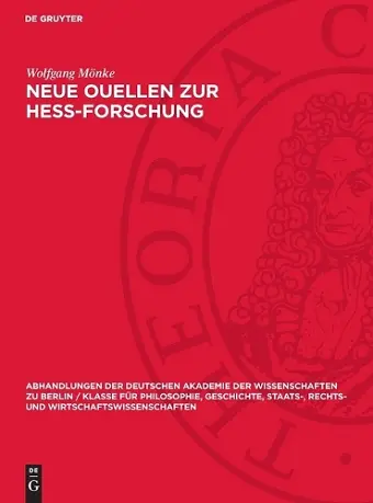 Neue Ouellen Zur Hess-Forschung cover
