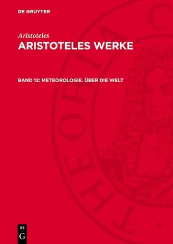 Meteorologie. Über Die Welt cover