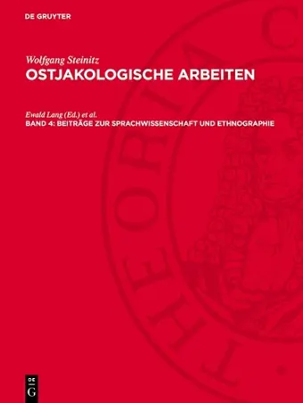 Beiträge Zur Sprachwissenschaft Und Ethnographie cover