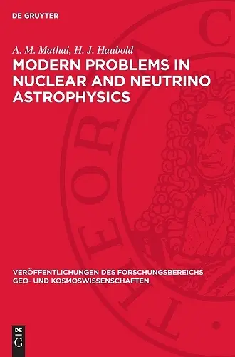 Modern Problems in Nuclear and Neutrino Astrophysics cover
