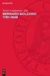 Bernard Bolzano 1781-1848 cover