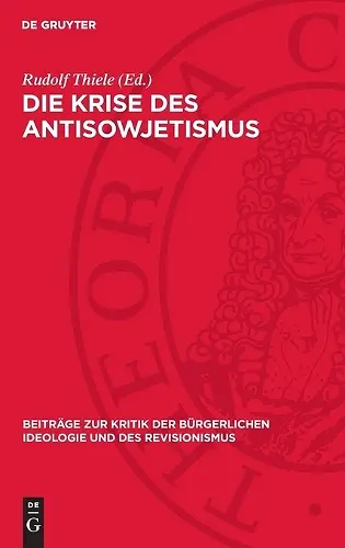 Die Krise des Antisowjetismus cover
