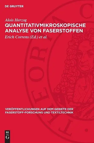 Quantitativmikroskopische Analyse von Faserstoffen cover