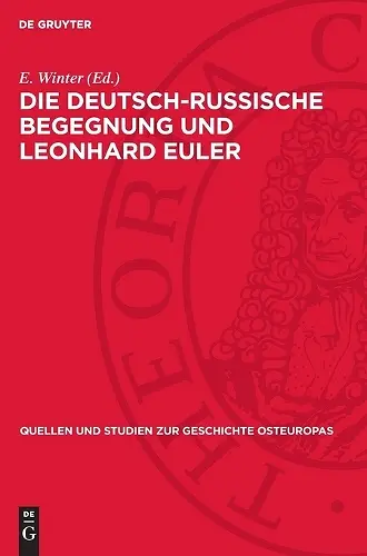 Die deutsch-russische Begegnung und Leonhard Euler cover