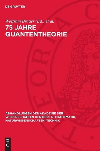 75 Jahre Quantentheorie cover
