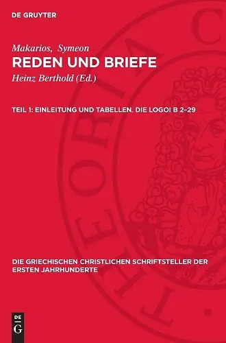 Einleitung und Tabellen. Die Logoi B 2-29 cover