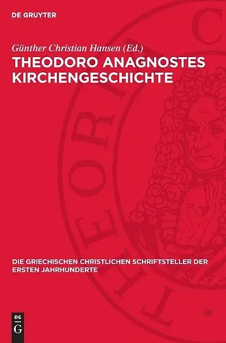 Theodoro Anagnostes Kirchengeschichte cover