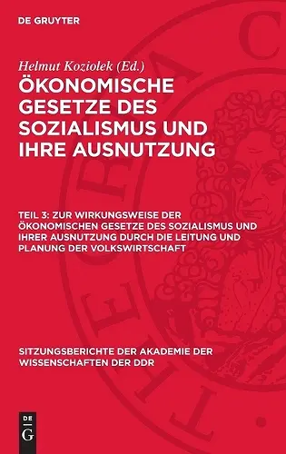 Zur Wirkungsweise Der Ökonomischen Gesetze Des Sozialismus Und Ihrer Ausnutzung Durch Die Leitung Und Planung Der Volkswirtschaft cover