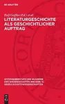Literaturgeschichte ALS Geschichtlicher Auftrag cover