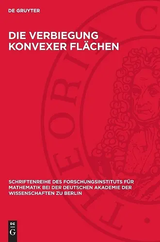 Die Verbiegung Konvexer Flächen cover