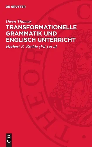 Transformationelle Grammatik Und Englisch Unterricht cover