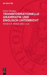 Transformationelle Grammatik Und Englisch Unterricht cover