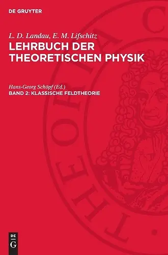 Klassische Feldtheorie cover