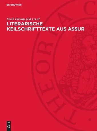 Literarische Keilschrifttexte Aus Assur cover