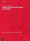 Griechisches Münzwerk, Textband cover