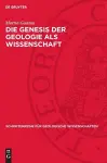 Die Genesis Der Geologie ALS Wissenschaft cover