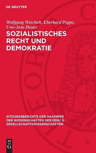 Sozialistisches Recht Und Demokratie cover