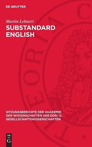 Substandard English cover