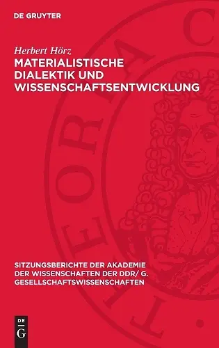 Materialistische Dialektik Und Wissenschaftsentwicklung cover